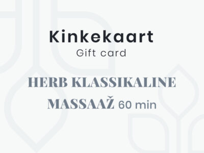 Herb Klassikaline massaaž 60 min