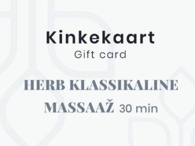 Herb Klassikaline massaaž 30 min
