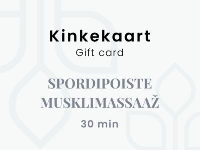Spordipoiste musklimassaaž