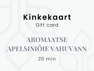 Aromaatse apelsiniõie vahuvann