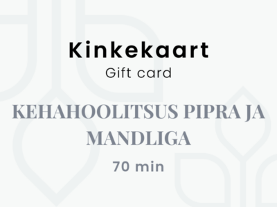 Kehahoolitsus pipra ja mandliga