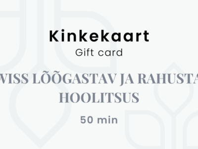 Swiss lõõgastav ja rahustav hoolitsus